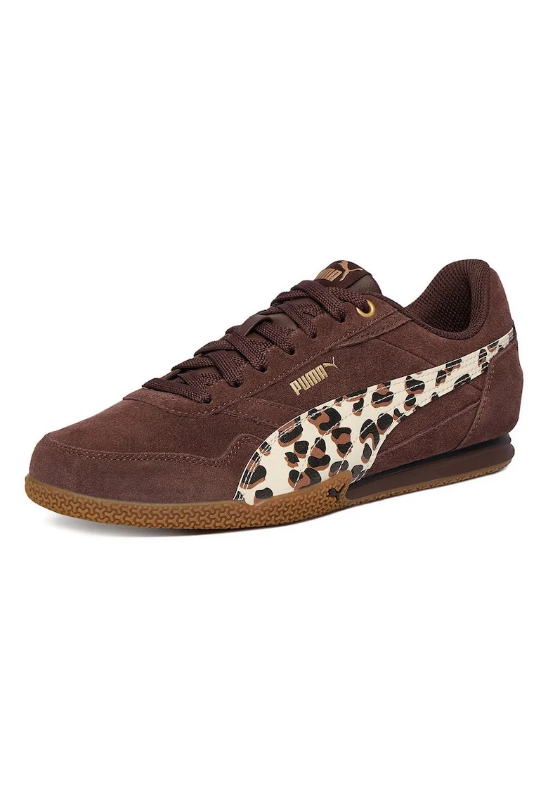 Adidasi dama,  piele naturala, maro