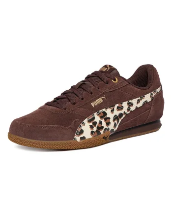 Adidasi dama,  piele naturala, maro