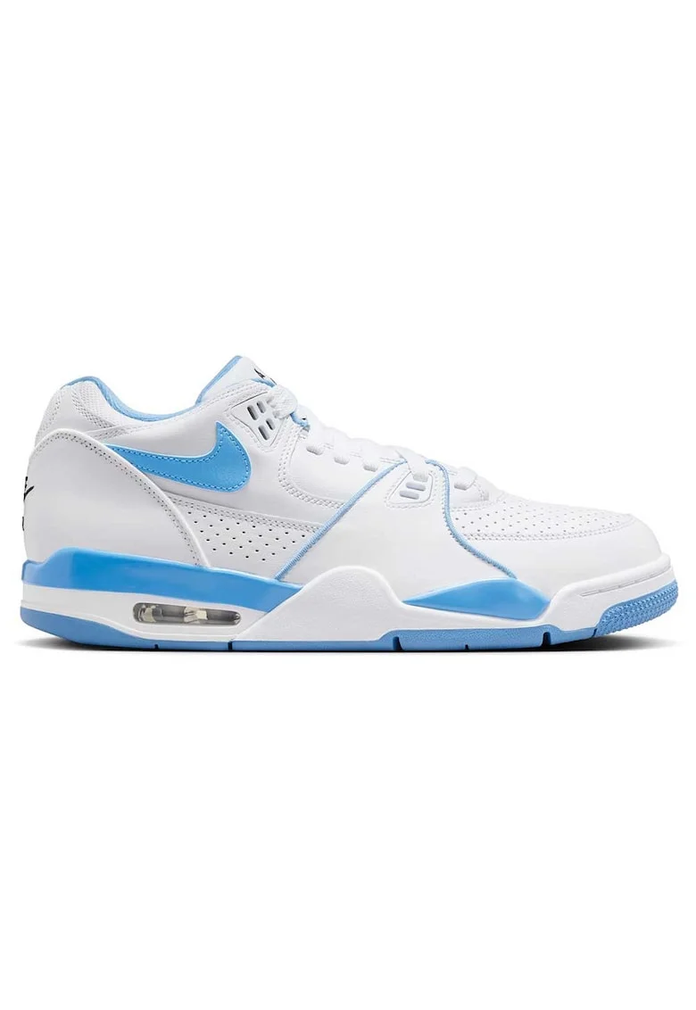 Pantofi sport barbati  Air Flight '89 Low, alb-albastru, piele naturala, stil vintage, tehnologie Air