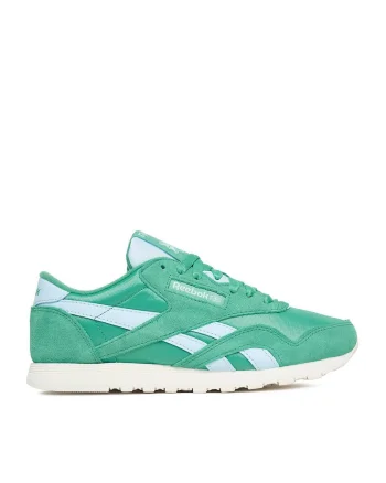 Adidasi  pentru femei, albastru/verde, nylon,