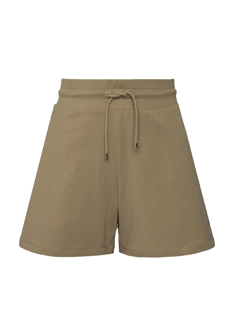 Pantaloni sport dama,  bej, bumbac, elastic