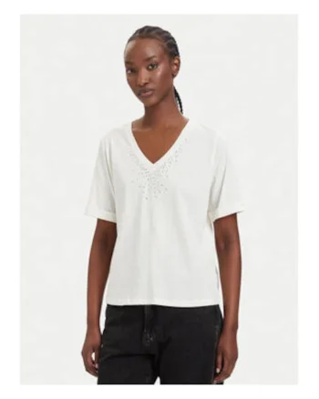 Tricou sport dama,  regular fit, bej, bumbac