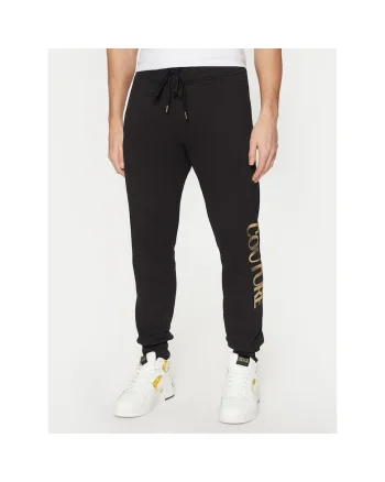 Pantaloni sport barbati,  material sintetic, negru,