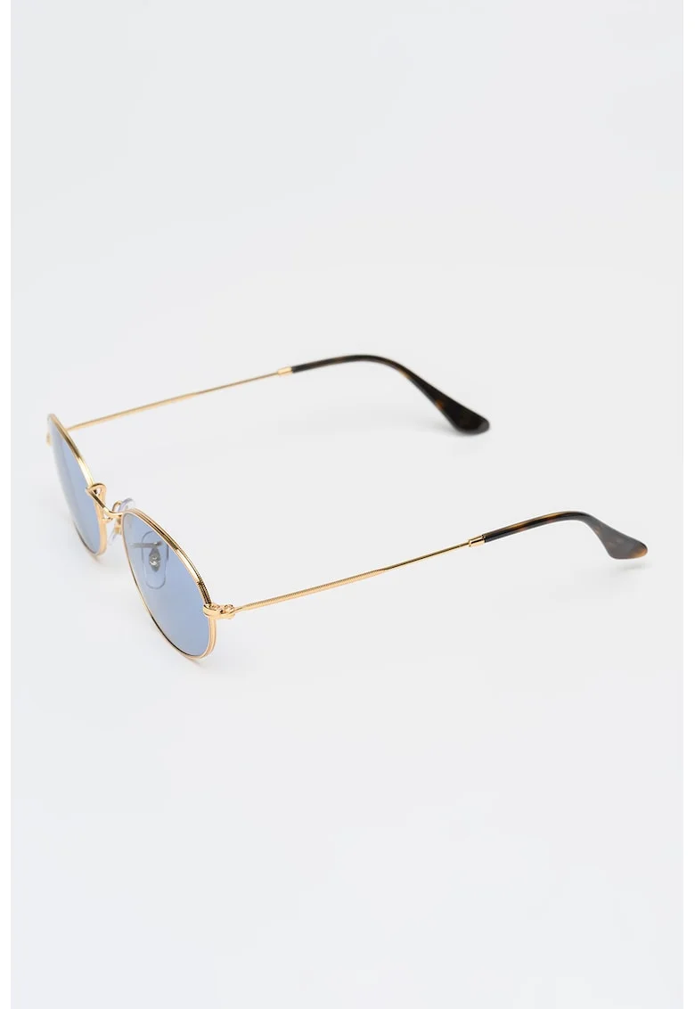 Ochelari de soare ovali unisex, Auriu