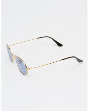 Ochelari de soare ovali unisex, Auriu