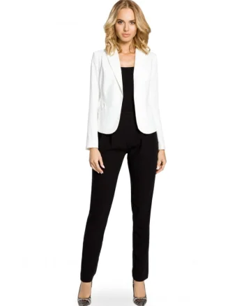 Blazer elegant  Cu nasture, Poliester, Viscoza