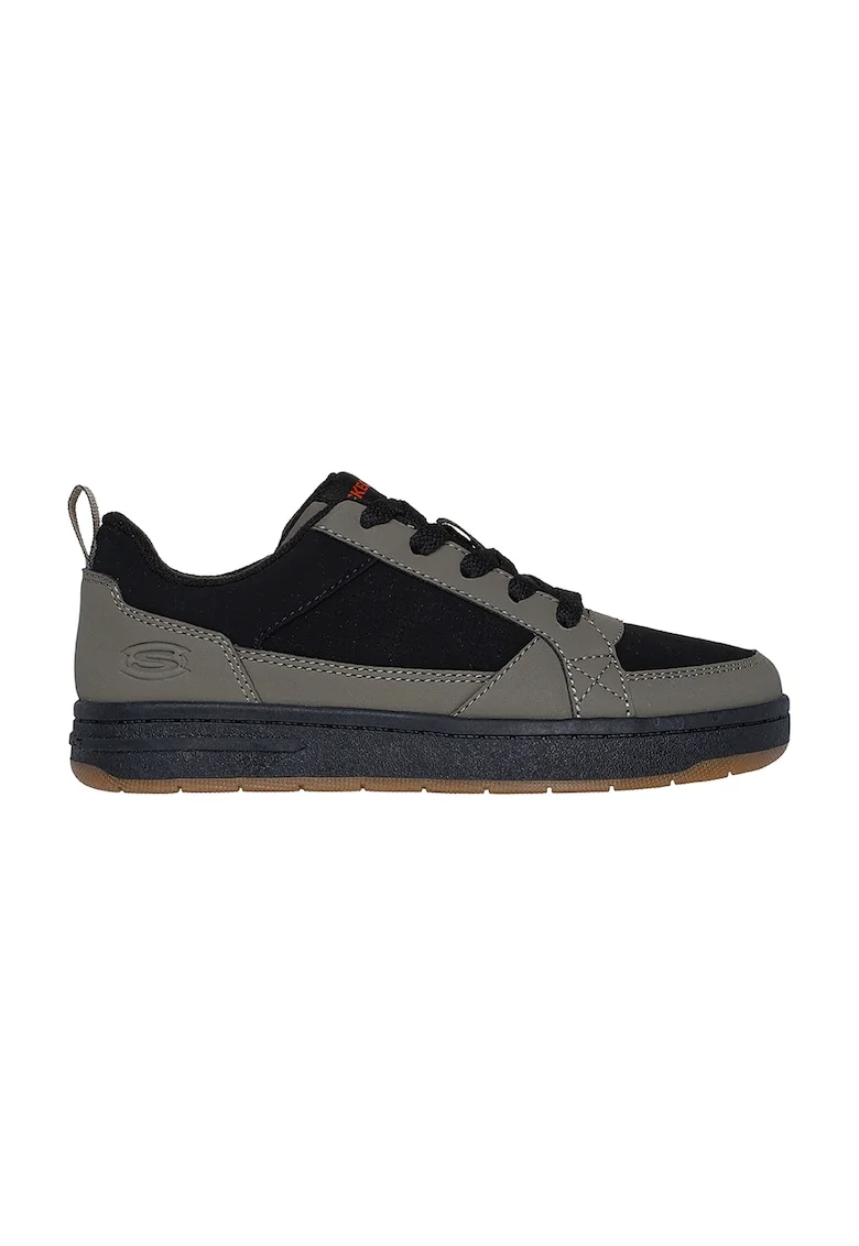 Pantofi sport cu fermoar Smooth Street, Negru/Kaki