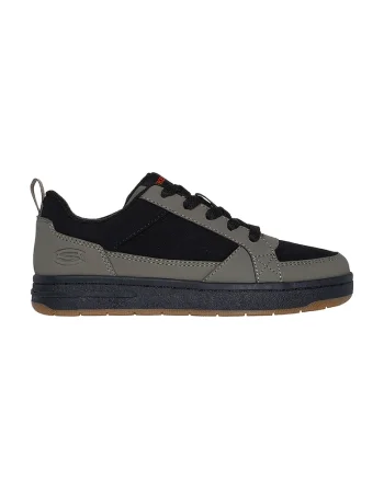 Pantofi sport cu fermoar Smooth Street, Negru/Kaki