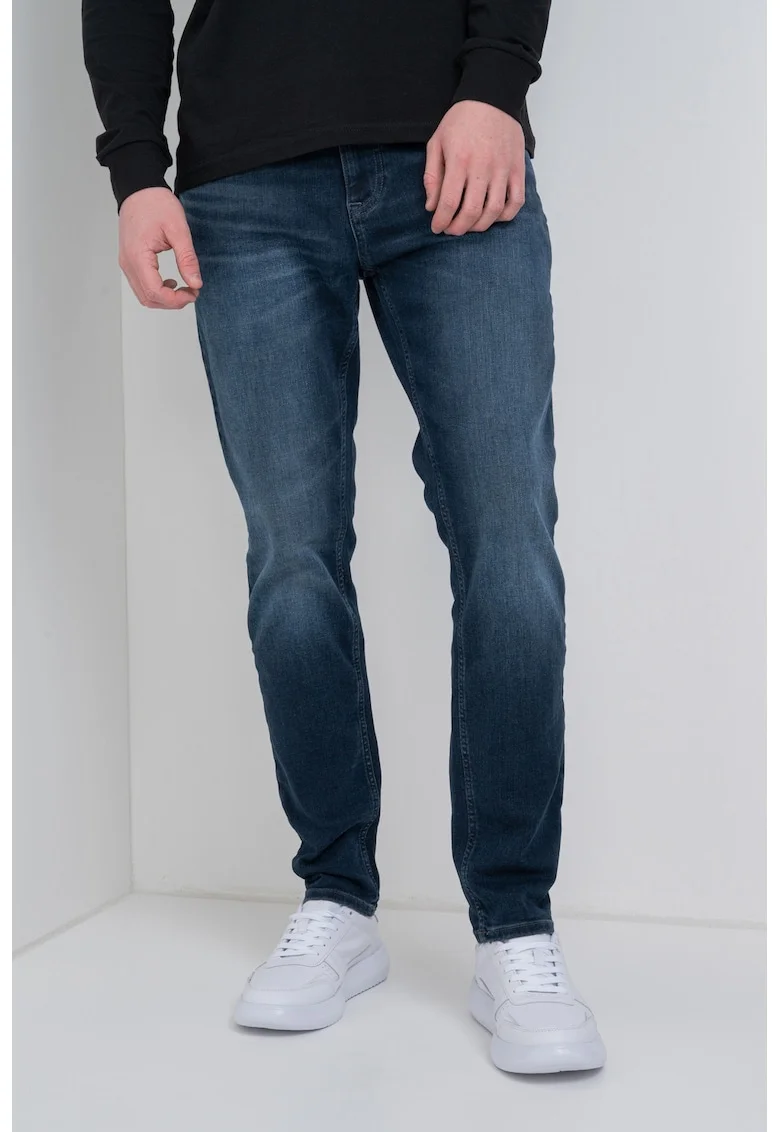 Blugi slim fit Austin, Bleumarin