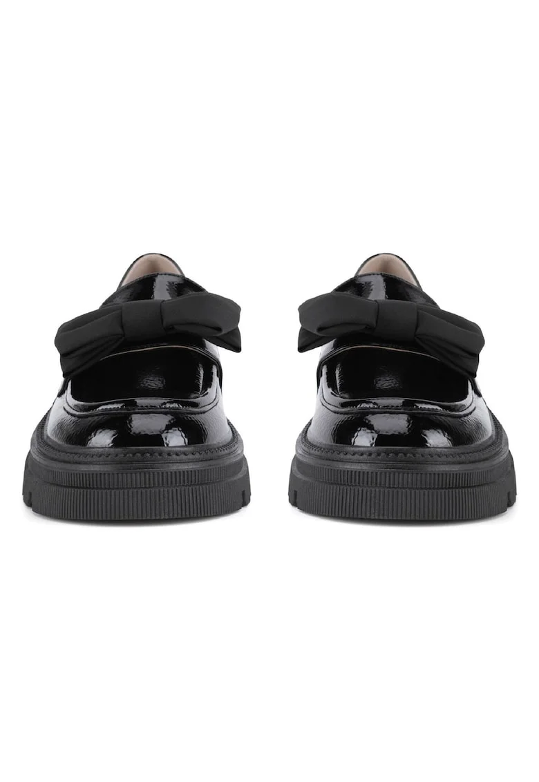 Mocasini dama,  tesatura, negru,