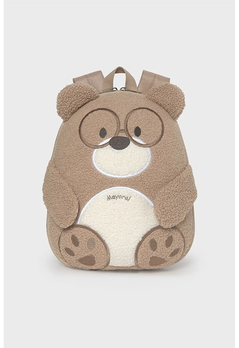 Rucsac cu aspect pufos, Bej inchis