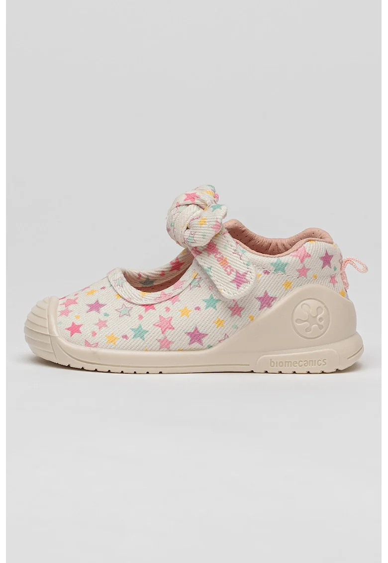 Pantofi din material textil cu imprimeu cu stele