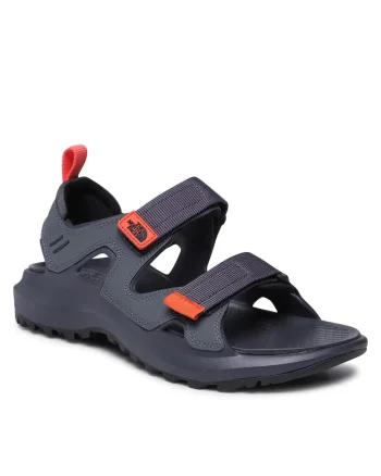 Sandale barbati  Hedgehog Asphalt Grey/Retro Orange, piele naturala
