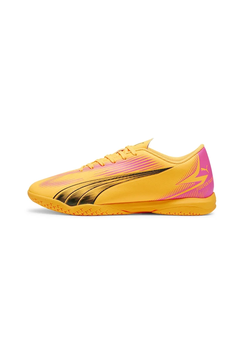 Pantofi de piele ecologica pentru fotbal Ultra Play, Maro deschis