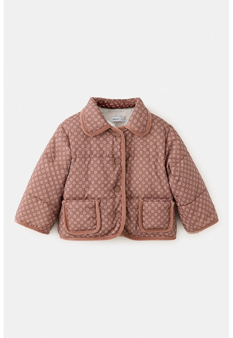 Geaca cu captuseala teddy, Maro cognac