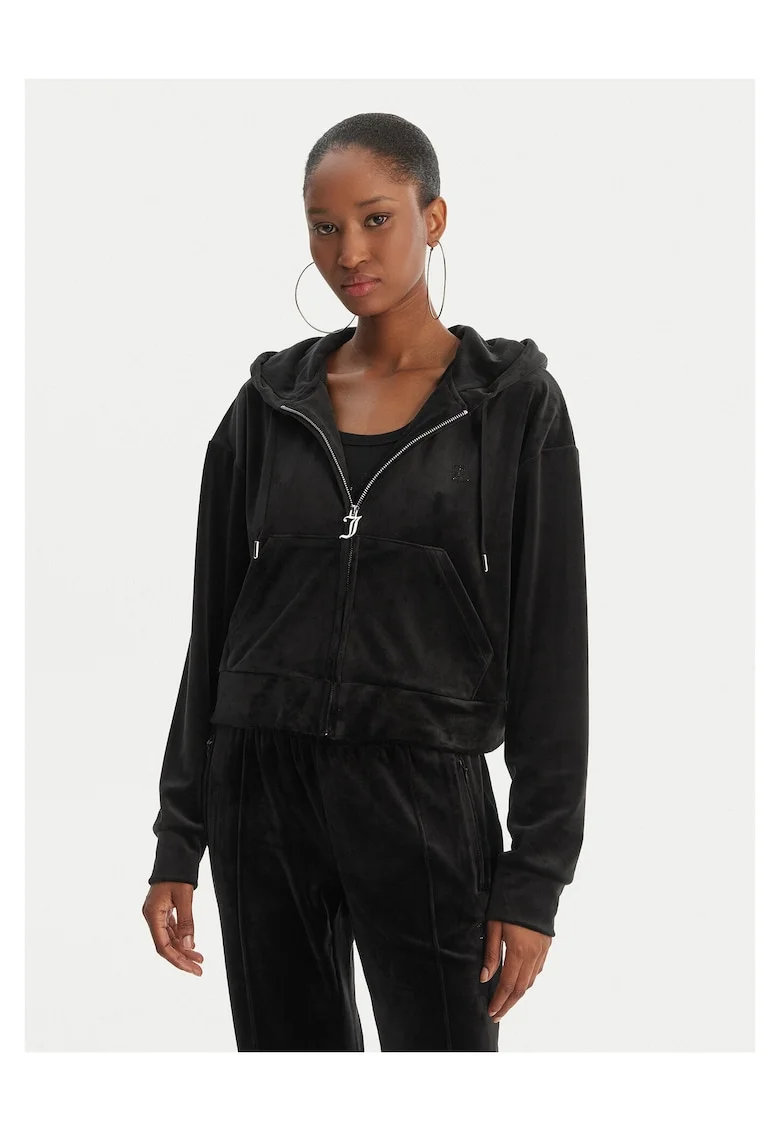 Bluza dama,  poliester, fermoar, negru