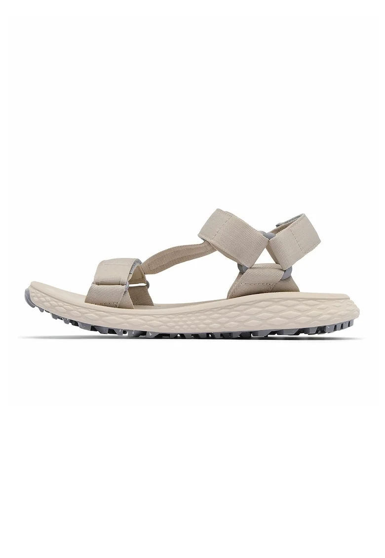 Sandale cu velcro Konos Globetrot, Gri deschis