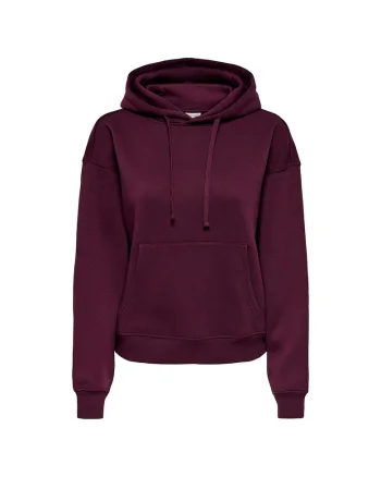 Hanorac din amestec de bumbac Onlbest, Violet