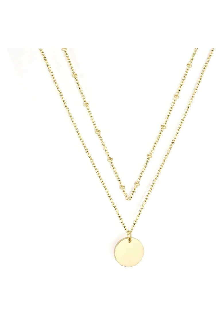 Lant Placat cu Aur 14k Dublu Banut