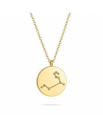 Lant Placat cu Aur 14k Constelatia Leu