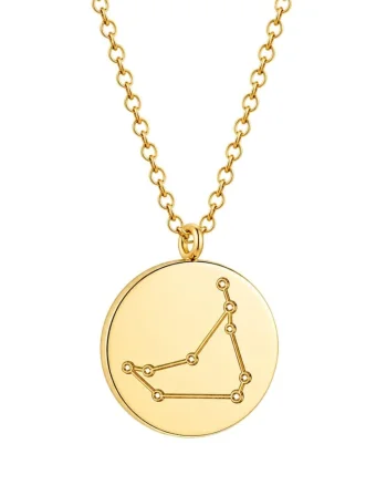 Lant Placat cu Aur 14k Constelatia Capricorn