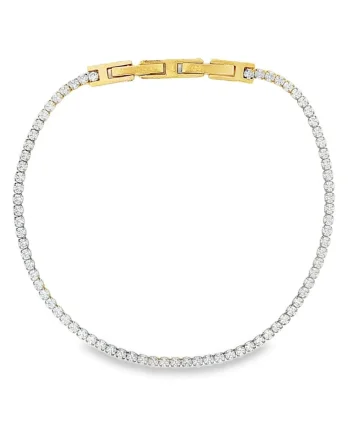 Bratara Placata cu Aur 14k Tennis 2 mm