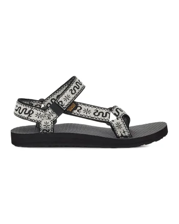 Sandale wedge din material textil cu velcro Original Universal