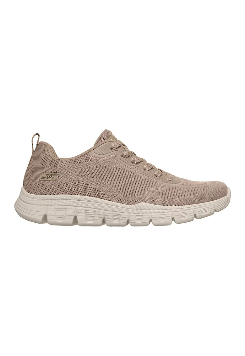 Pantofi sport Bobs B Lite, Maro taupe/Bej deschis