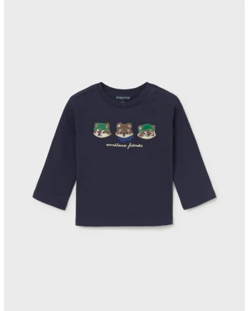 Bluza din amestec de bumbac cu broderie, Albastru ultramarin