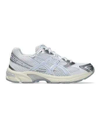 Pantofi sport cu insertii de material sintetic Gel 1130, Alb/Albastru pal/Argintiu