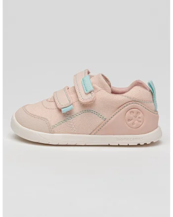 Pantofi cu velcro si garnituri sintetice, Piersica