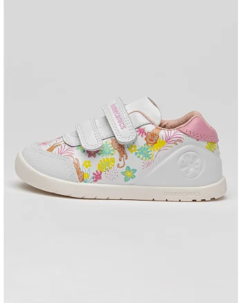 Pantofi sport de piele pentru primii pasi, Multicolor