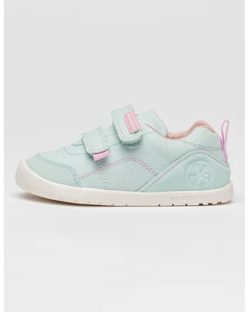 Pantofi cu velcro si garnituri sintetice, Turcoaz