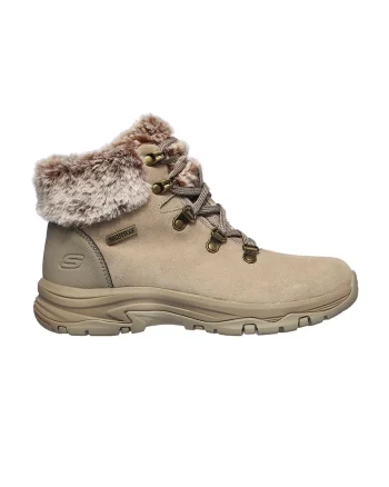 Ghete relaxed fit impermeabile din piele intoarsaTrego Falls Finest, Maro nisip
