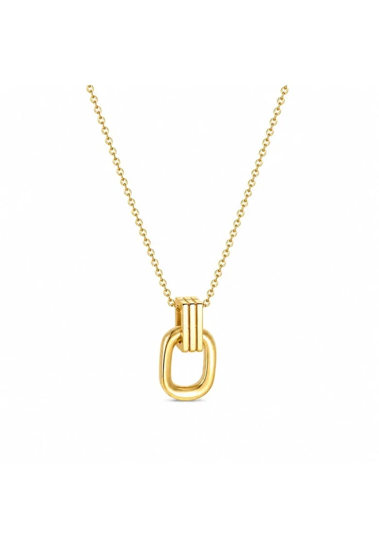 Lant Placat cu Aur 14k Model Geometric