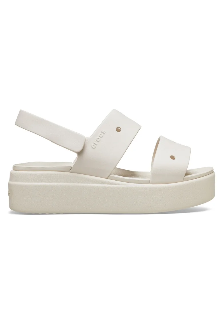 Sandale dama,  bej, material sintetic