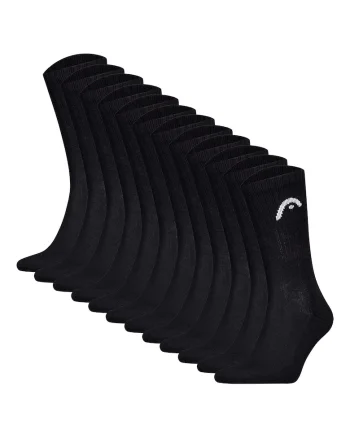 Set de sosete scurte cu logo pentru antrenament All Sports - 12 perechi, Negru
