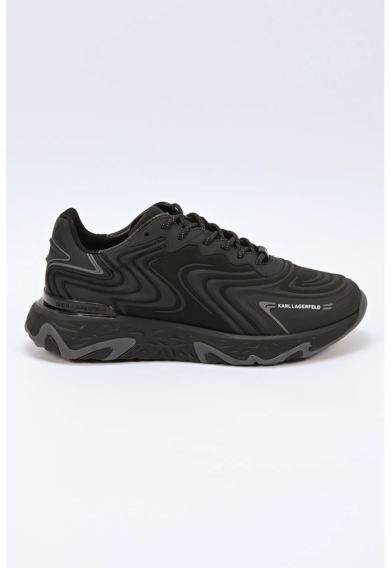 Pantofi sport cu garnituri din material textil, Negru