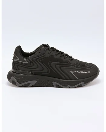 Pantofi sport cu garnituri din material textil, Negru