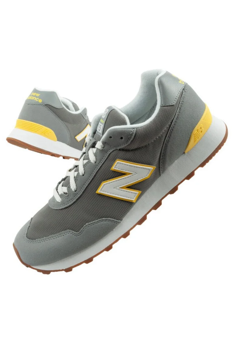 Pantofi sport  515 pentru barbati, la moda, confortabili, gri, galbeni, Gri