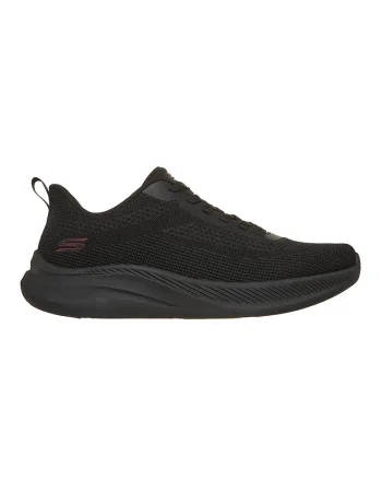 Pantofi sport low-cut BOBS MODA Flex din tricot, Negru
