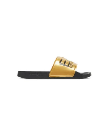 Slapi unisex  Emporio Armani, 7X000108 AF15118, Sintetic, Auriu, Auriu