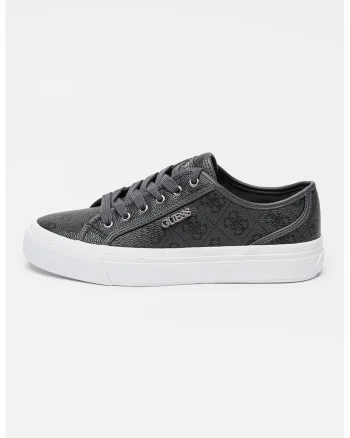 Pantofi sport low-cut cu imprimeu, Gri grafit