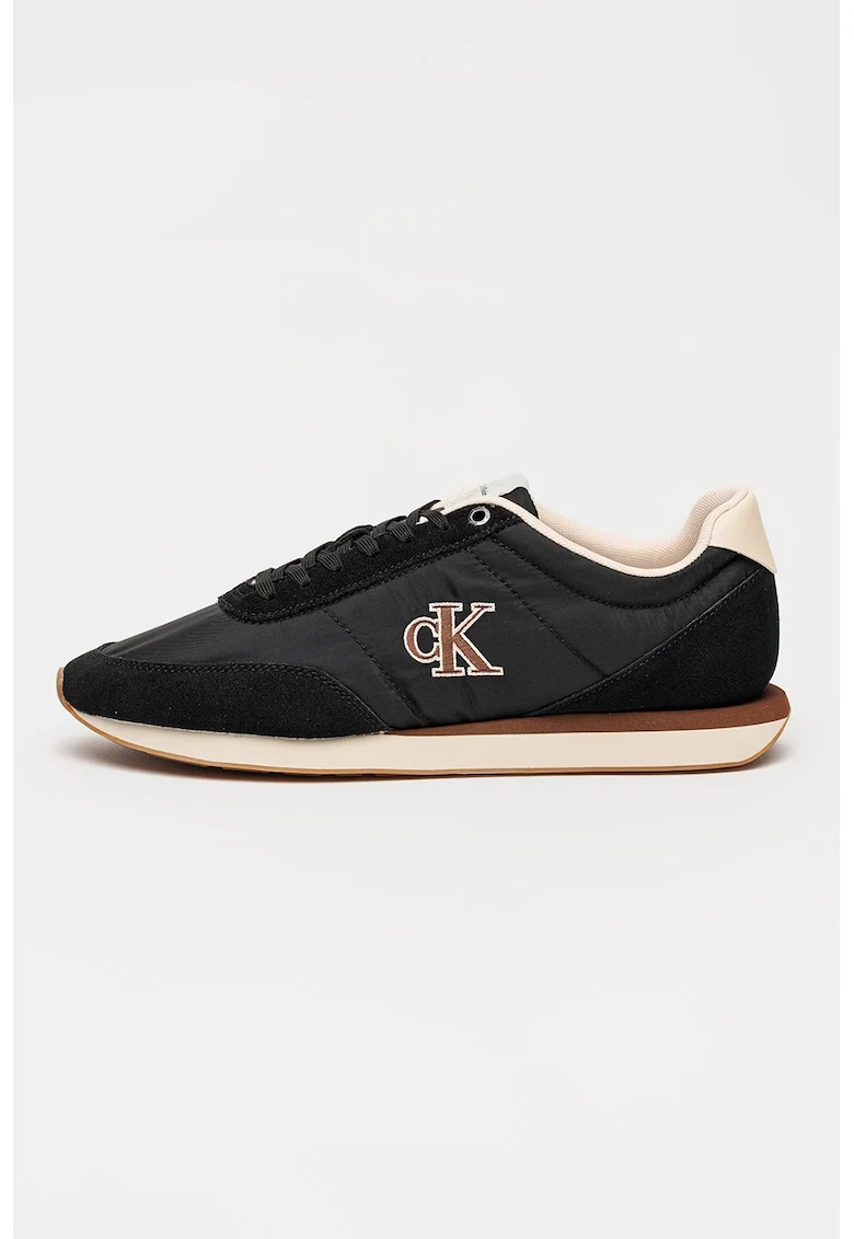 Pantofi sport low-cut Retro Runner, Negru