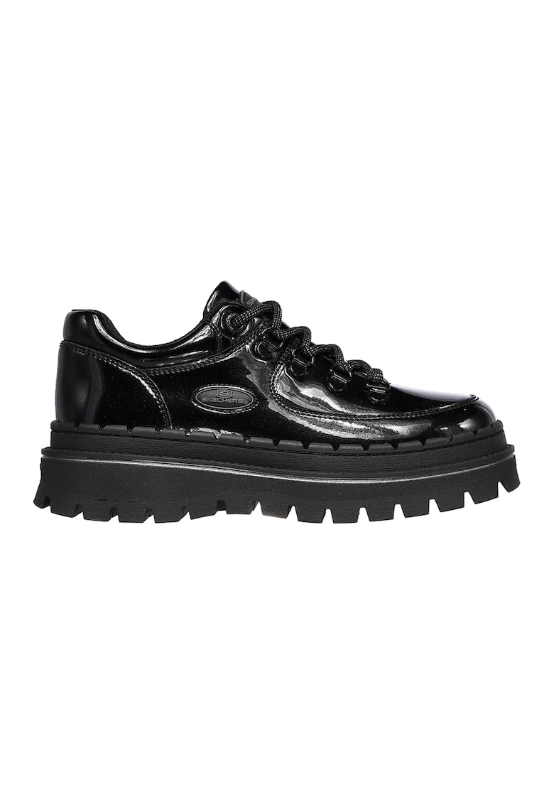 Pantofi lacuiti cu sireturi Jammers Cool Block, Negru