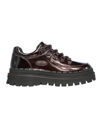 Pantofi lacuiti cu sireturi Jammers Cool Block, Visiniu