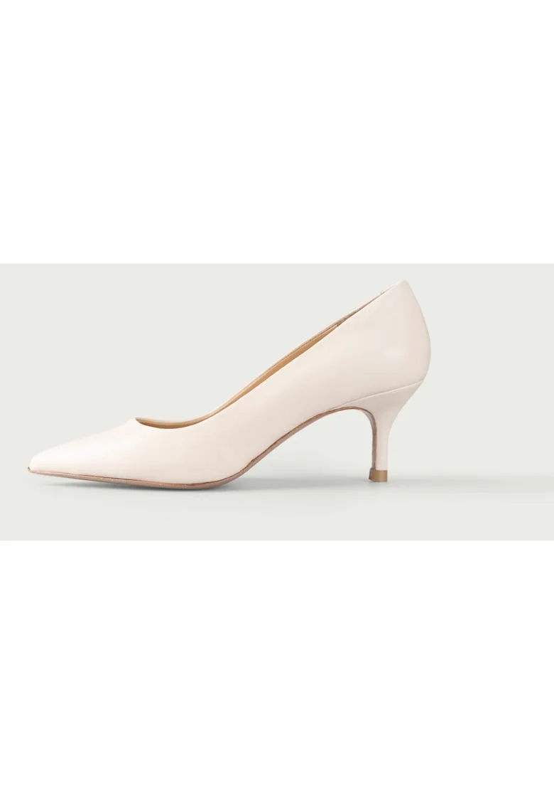 Pantofi stiletto Julie, din piele naturala, Ivoire