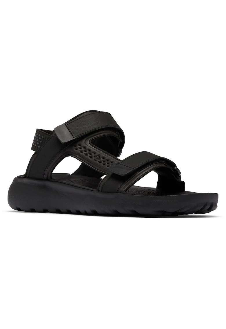 Sandale barbati  2108771, Piele naturala, Negru, Negru