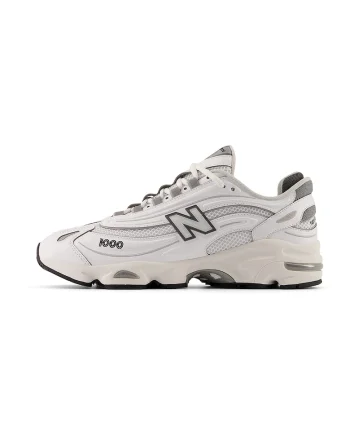 Pantofi sport M1000 din material textil cu logo, Alb murdar