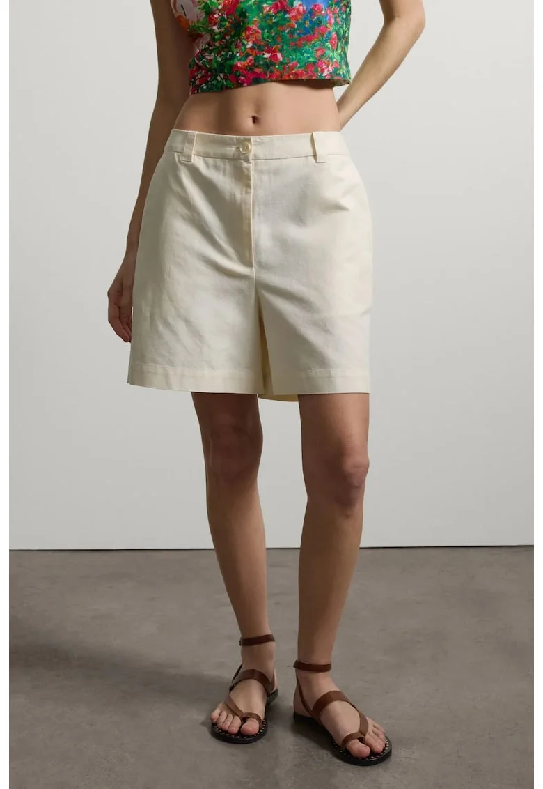 Pantaloni Scurti  De Dama Alb 003571197